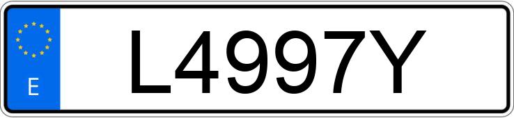 Numer rejestracyjny L4997Y posiada SEAT MARBELLA Numer rejestracyjny L4997Y posiada SEAT MARBELLA