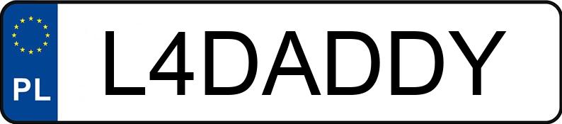 Die Registrierungsnummer L4DADDY hat VOLKSWAGEN Golf IV 1.9 TDI MR`97 GTI