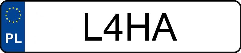 Numer rejestracyjny L4HA posiada HYUNDAI TUCSON