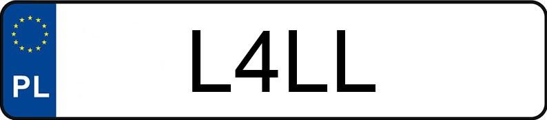 Numer rejestracyjny L4LL posiada RAM 1500 5.7 V8 MR`20 E6 3.5t Quad Laramie eTorque Black AWD