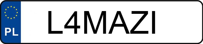 Numer rejestracyjny L4MAZI posiada RENAULT Clio R.S i GT MR`12 E5 Turbo RS 200 EDC