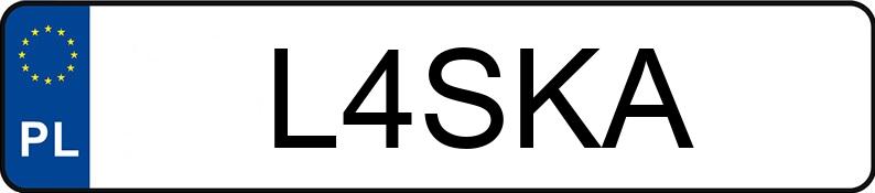 Numer rejestracyjny L4SKA posiada BMW M340I XDRIVE Numer rejestracyjny L4SKA posiada BMW M340I XDRIVE