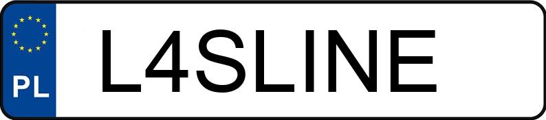 Numer rejestracyjny L4SLINE posiada MERCEDES-BENZ S 500 MR`05 E4 221 S 500 MR`05 E4 221