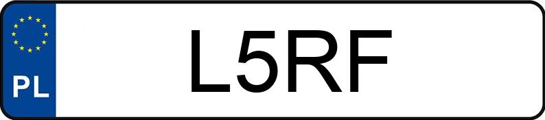 Numer rejestracyjny L5RF posiada DODGE Grand Caravan 3.6 Kat. MR`11 SXT Aut. Numer rejestracyjny L5RF posiada DODGE Grand Caravan 3.6 Kat. MR`11 SXT Aut.