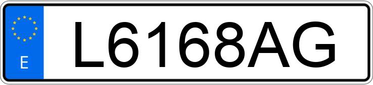 Numer rejestracyjny L6168AG posiada AUDI A4