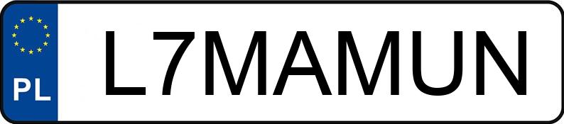 Numer rejestracyjny L7MAMUN posiada BMW X2 1.5 MR`18 E6d F39 sDrive18i