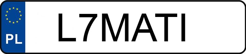 Numer rejestracyjny L7MATI posiada VOLKSWAGEN CRAFTER Numer rejestracyjny L7MATI posiada VOLKSWAGEN CRAFTER
