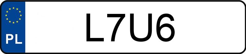 Numer rejestracyjny L7U6 posiada LAND ROVER Range Rover IV 5.0 MR`18 E6d S/C SV