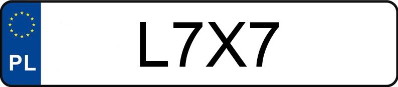Numer rejestracyjny L7X7 posiada JEEP Wrangler Unlimited Sahara Aut. Numer rejestracyjny L7X7 posiada JEEP Wrangler Unlimited Sahara Aut.