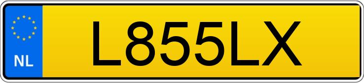 Numer rejestracyjny L855LX posiada FORD EXPLORER