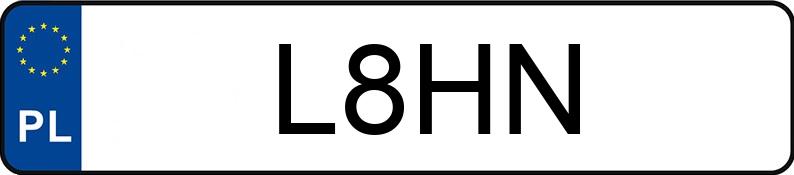 Numer rejestracyjny L8HN posiada DODGE Grand Caravan 3.6 Kat. MR`11 SXT Aut.