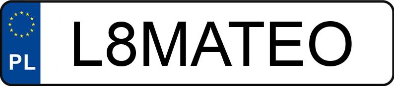 Numer rejestracyjny L8MATEO posiada BMW 330i MR`19 E6d G20 xDrive Luxury Line Steptronic Numer rejestracyjny L8MATEO posiada BMW 330i MR`19 E6d G20 xDrive Luxury Line Steptronic