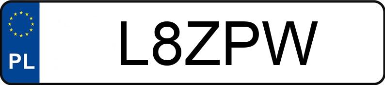 Numer rejestracyjny L8ZPW posiada AUDI A3 1.9 TDi DPF MR`06 E4 8P Ambiente