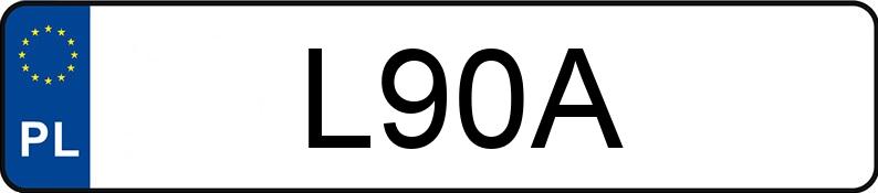 Numer rejestracyjny L90A posiada CHRYSLER PACIFICA Numer rejestracyjny L90A posiada CHRYSLER PACIFICA