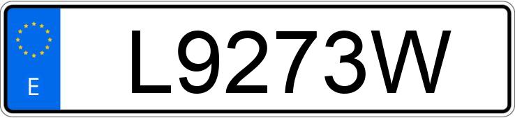 Numer rejestracyjny L9273W posiada NISSAN TERRANO II