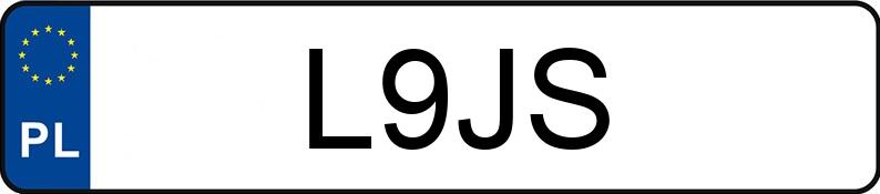 Numer rejestracyjny L9JS posiada DODGE CHALLENGER