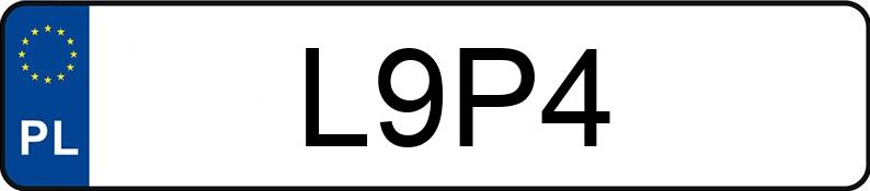 Numer rejestracyjny L9P4 posiada MERCEDES-BENZ C 300