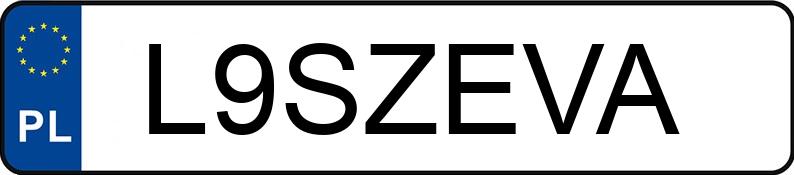 Numer rejestracyjny L9SZEVA posiada BMW 335