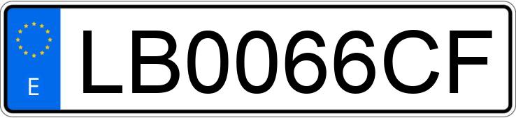 Numer rejestracyjny LB0066CF posiada BMW 