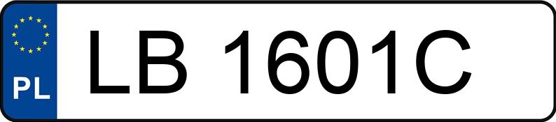 Реєстраційний номер LB 1601C має BMW 525 Diesel Kat. MR`01 E39 525 Diesel Kat. MR`01 E39 - LB1601C