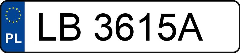 Numer rejestracyjny LB 3615A posiada BMW 320 - LB3615A Numer rejestracyjny LB 3615A posiada BMW 320 - LB3615A