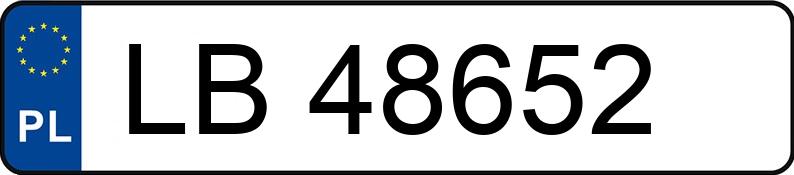 Numer rejestracyjny LB 48652 posiada VOLKSWAGEN Passat 1.6 TD GL - LB48652