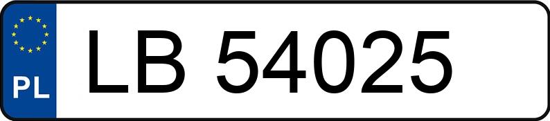 Numer rejestracyjny LB 54025 posiada FIAT 500 1.2 MR`07 E5 500S - LB54025