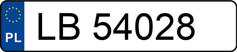 Numer rejestracyjny LB 54028 posiada FIAT STILO - LB54028