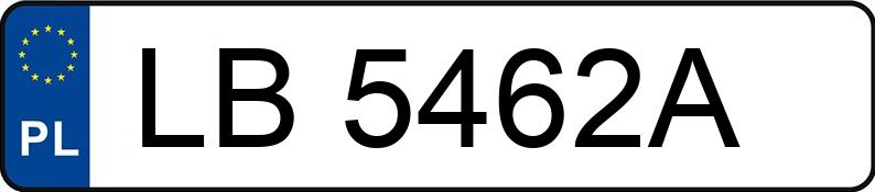 Numer rejestracyjny LB 5462A posiada TOYOTA PRIUS - LB5462A Numer rejestracyjny LB 5462A posiada TOYOTA PRIUS - LB5462A