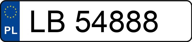 Реєстраційний номер LB 54888 має AUDI A6 Avant 1.9 TDi Kat. MR`02 E3 4B A6 Avant 1.9 TDi Kat. MR`02 E3 4B - LB54888