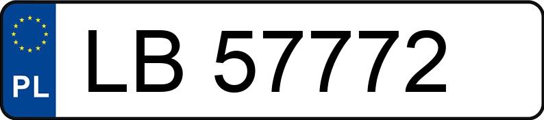 Numer rejestracyjny LB 57772 posiada OPEL Omega B 2.0i Kat. MR`94 CD Elegance - LB57772