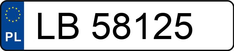 Numer rejestracyjny LB 58125 posiada BMW 318 I - LB58125