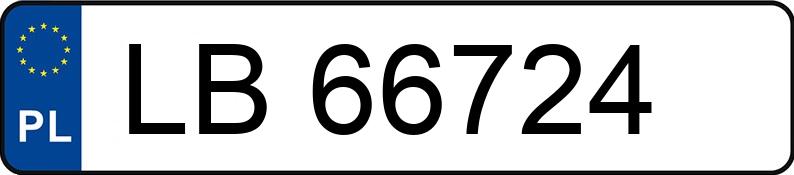 Numer rejestracyjny LB 66724 posiada OPEL CORSA-C - LB66724 Numer rejestracyjny LB 66724 posiada OPEL CORSA-C - LB66724