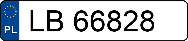 Numer rejestracyjny LB 66828 posiada AUDI A4 - LB66828