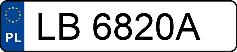 Numer rejestracyjny LB 6820A posiada VOLKSWAGEN PASSAT - LB6820A