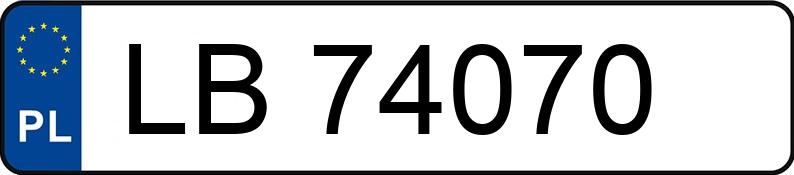 Numer rejestracyjny LB 74070 posiada AUDI S6 AVANT - LB74070