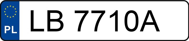 Numer rejestracyjny LB 7710A posiada ALFA ROMEO GIULIA - LB7710A Numer rejestracyjny LB 7710A posiada ALFA ROMEO GIULIA - LB7710A
