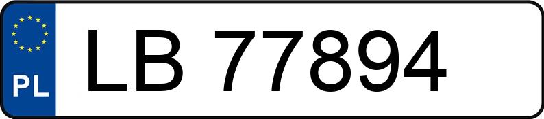 Numer rejestracyjny LB 77894 posiada BMW 320D - LB77894