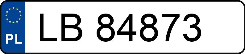 Numer rejestracyjny LB 84873 posiada AUDI A6 AVANT - LB84873