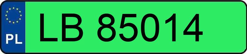 Numer rejestracyjny LB 85014 posiada KIA EV6 MR`22 GT-Line 77kWh - LB85014 Numer rejestracyjny LB 85014 posiada KIA EV6 MR`22 GT-Line 77kWh - LB85014