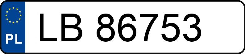 Numer rejestracyjny LB 86753 posiada VOLKSWAGEN Sharan 2.0 TDI-CR MR`11 E5 Highline BMT DSG - LB86753