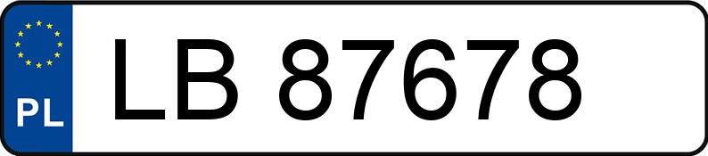 Numer rejestracyjny LB 87678 posiada VOLVO XC60 - LB87678 Numer rejestracyjny LB 87678 posiada VOLVO XC60 - LB87678