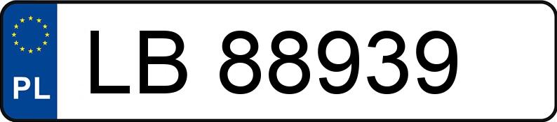 Numer rejestracyjny LB 88939 posiada BMW M 340 Diesel Mild Hybrid MR`22 E6d/e G20 xDrive Step - LB88939