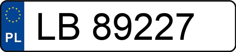 Numer rejestracyjny LB 89227 posiada FORD Mondeo 2.5 MR`07 E4 Titanium - LB89227