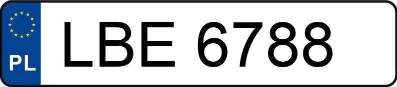 Numer rejestracyjny LBE 6788 posiada AUTOSAN H9-21 - LBE6788