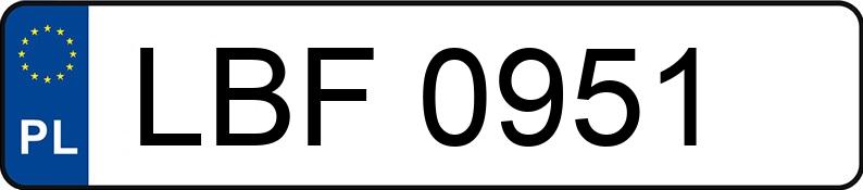 Numer rejestracyjny LBF 0951 posiada FORD WINDSTAR - LBF0951 Numer rejestracyjny LBF 0951 posiada FORD WINDSTAR - LBF0951