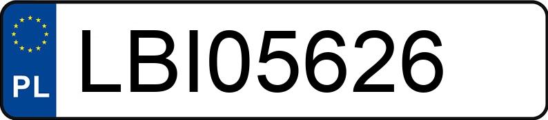 Numer rejestracyjny LBI 05626 posiada MERCEDES-BENZ DCAG/WIETMARSCHER - LBI05626