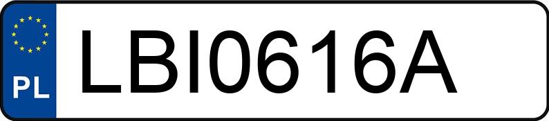 Numer rejestracyjny LBI 0616A posiada BMW 318 IS - LBI0616A