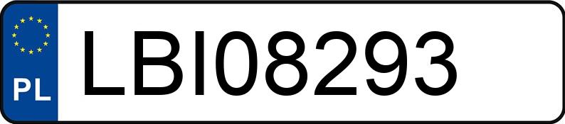 Numer rejestracyjny LBI 08293 posiada VOLKSWAGEN PASSAT 1.6D - LBI08293