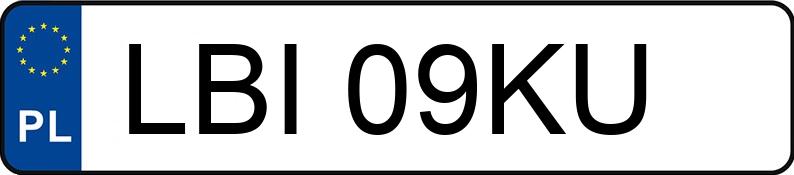 Numer rejestracyjny LBI 09KU posiada MERCEDES-BENZ 300 TD - LBI09KU